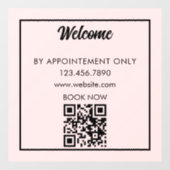 アポイントメントのみのビジネスカスタム店舗別 ウィンドウサイン (シート)