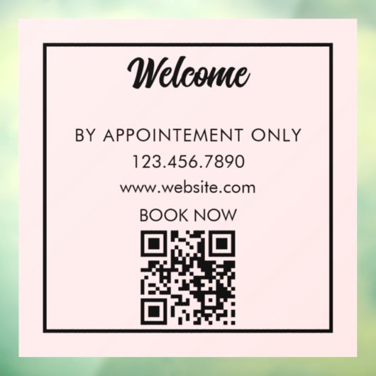 アポイントメントのみのビジネスカスタム店舗別 ウィンドウサイン (シート3)