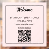 アポイントメントのみのビジネスカスタム店舗別 ウィンドウサイン (シート2)