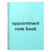 アポイントメントのノート ノートブック (正面)