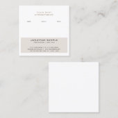 アポイントメントのメモのエレガントなモダンなデザインのトレンディー 予約カード (正面/裏面)