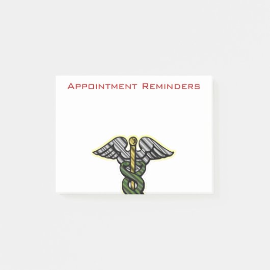 アポイントメントのメモのポスト・イット ポストイット (正面)