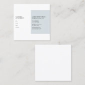 アポイントメントのメモのモダンで上品なシンプルな設計 予約カード (正面/裏面)