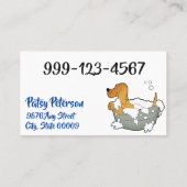 アポイントメントのメモの名刺 予約カード (裏面)