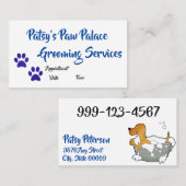 アポイントメントのメモの名刺 予約カード (正面/裏面)