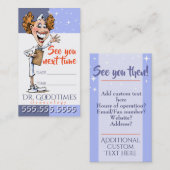 アポイントメントのメモカード医学のカスタマイズ可能 予約カード (正面/裏面)