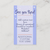 アポイントメントのメモカード医学のカスタマイズ可能 予約カード (裏面)