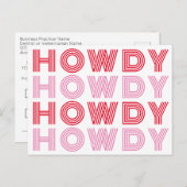 アポイントメントはがき ポストカード (正面/裏面)