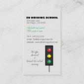 アポイントメントアラーム |ドライビングスクール 名刺 (正面)