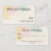 アポイントメントアラーム 名刺 (正面/裏面)