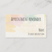 アポイントメントアラーム 名刺 (正面)