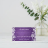 アポイントメントカードきらめくナイトパープル 予約カード (スタンド正面)