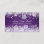 アポイントメントカードきらめくナイトパープル 予約カード (裏面)