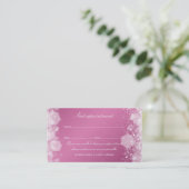 アポイントメントカードきらめくナイトピンク 予約カード (スタンド正面)