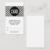 アポイントメントカードを平方します 予約カード (正面/裏面)