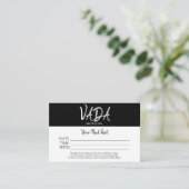 アポイントメントカードサロン&スパ 名刺 (スタンド正面)