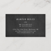 アポイントメントカードトリマーシャルボードポースタンプ 名刺 (裏面)