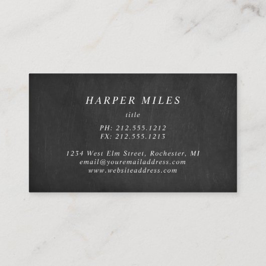 アポイントメントカードトリマーシャルボードポースタンプ 名刺 (裏面)