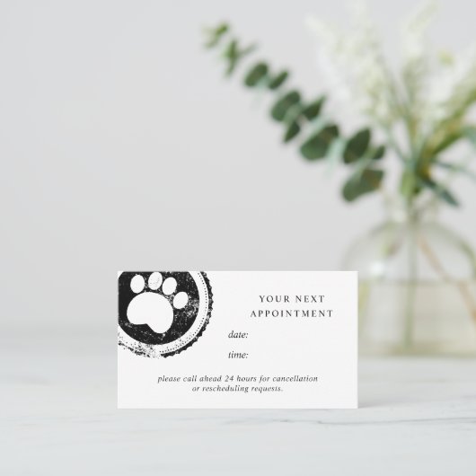 アポイントメントカードトリマーポースタンプ 名刺 (スタンド正面)