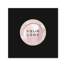 アポイントメントカードバラまつ毛ロゴ白黒