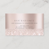 アポイントメントカードバラ電解グリッターロゴ1 予約カード (裏面)