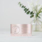 アポイントメントカードバラ電解グリッターロゴ2 予約カード (スタンド正面)