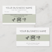 アポイントメントカードプロフェッショナルドッググルーミングサービス 名刺 (正面/裏面)