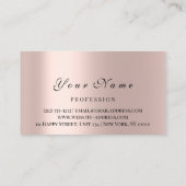 アポイントメントカードメイクアップアーティストラッズ眉 予約カード (裏面)