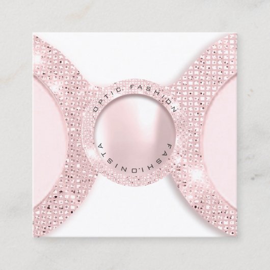 アポイントメントカード光バラグリッターパール コーリングカード (正面)