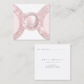 アポイントメントカード光バラグリッターパール コーリングカード (正面/裏面)