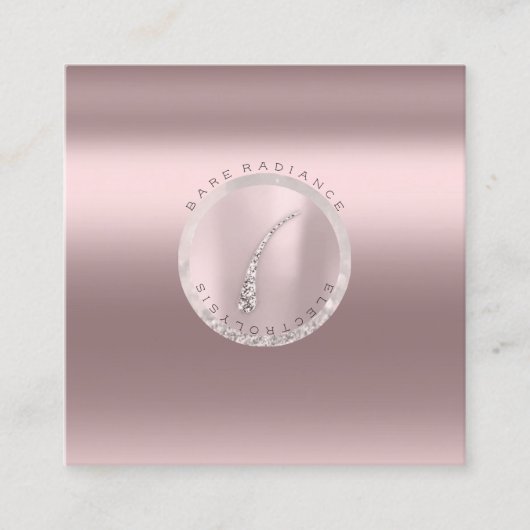 アポイントメントカード電解バラグリッタールクス コーリングカード (正面)