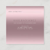 アポイントメントカード電解バラグリッタールクス コーリングカード (裏面)