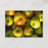 アポイントメントカード-りんご 予約カード (裏面)