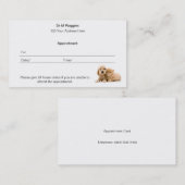 アポイントメントカード 予約カード (正面/裏面)