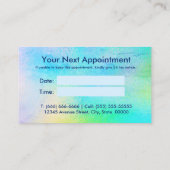 アポイントメントカード 予約カード (裏面)