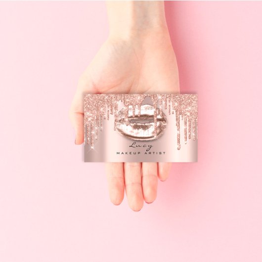 アポイントメントドリップカスタムグリッタードリップメイクアップ 予約カード