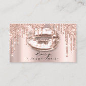 アポイントメントドリップカスタムグリッタードリップメイクアップ 予約カード (正面)