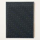 アポイントメントブック2023、グレーと金ゴールドプランナー プランナー手帳 (裏面)