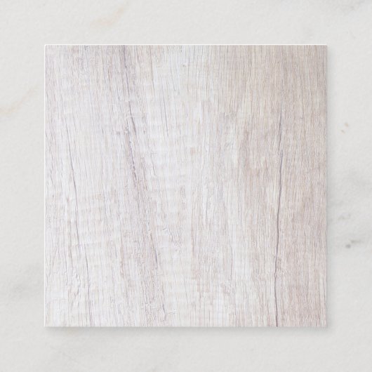 アポイントメントリマイエレガントンダの木目のテンプレート 予約カード (裏面)