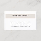 アポイントメントリマイエレガントンダデザインモダントレンディー 予約カード (裏面)