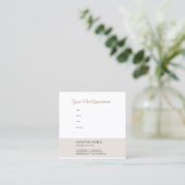 アポイントメントリマインダモダンテンプレート 予約カード (スタンド正面)