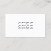 アポイントメントリマインダモダンーユキヒョウ印刷 予約カード (裏面)