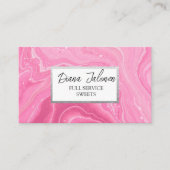 アポイントメントリマインダーカードヘアサロン 名刺 (正面)