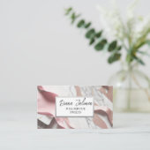 アポイントメントリマインダーカードヘアサロン 名刺 (スタンド正面)