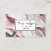 アポイントメントリマインダーカードヘアサロン 名刺 (正面)