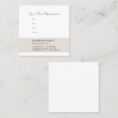 アポイントメントリマインダーセラピストドクター歯医者トップ 予約カード (正面/裏面)