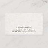 アポイントメントリマインダーヴィンテージフローラエレガントサロン 予約カード (裏面)