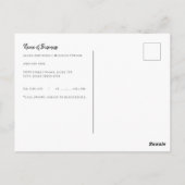 アポイントメントリマインダーヴィンテージ手書き紙 ポストカード (裏面)