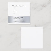 アポイントメントリマインダー病院医師歯科医シック 予約カード (正面/裏面)