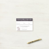 アポイントメントリマインダーPetグルーミングバルーンドッグ ポストイット (デスク上)